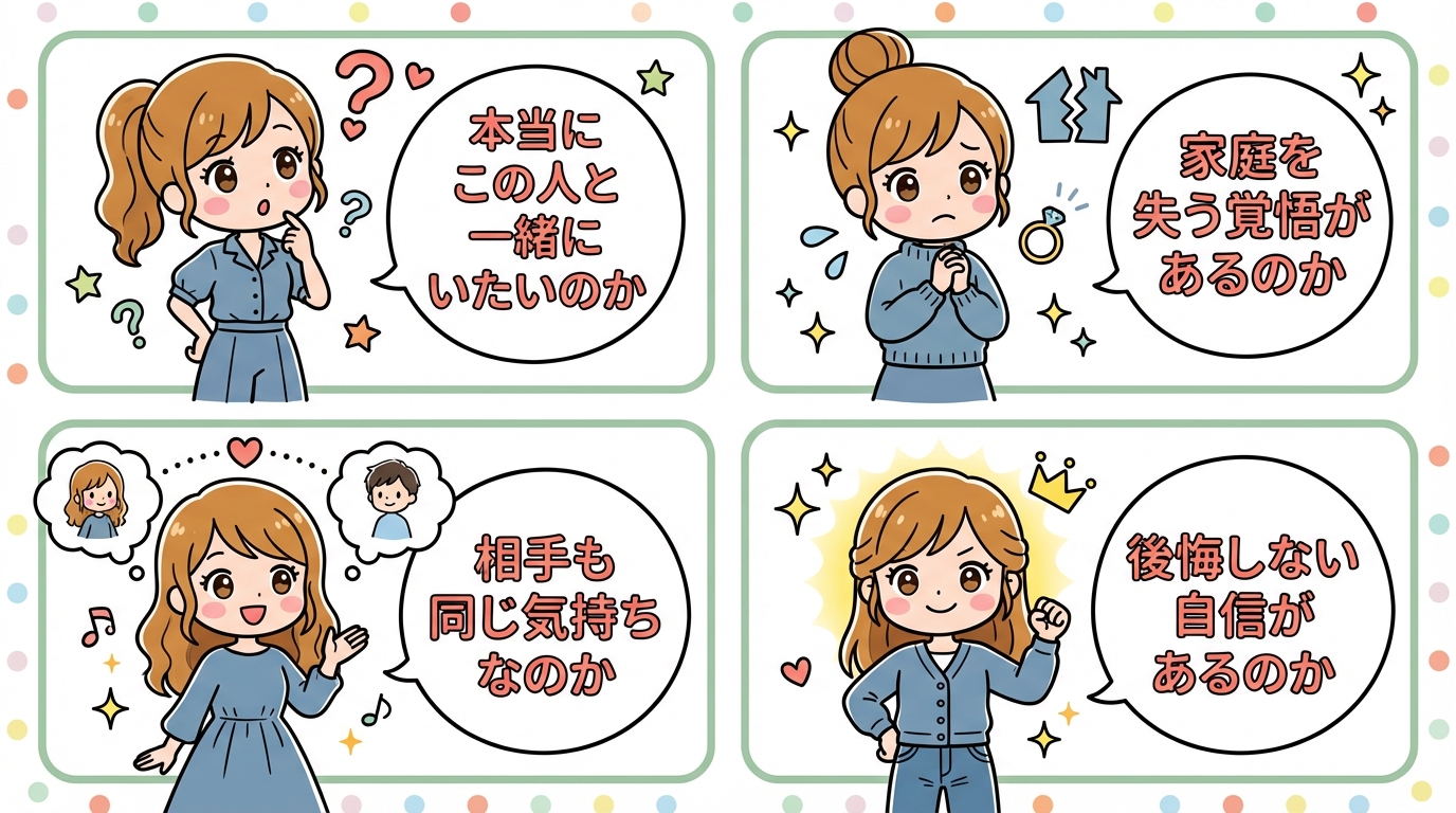 後悔しないための自分自身への問いかけ