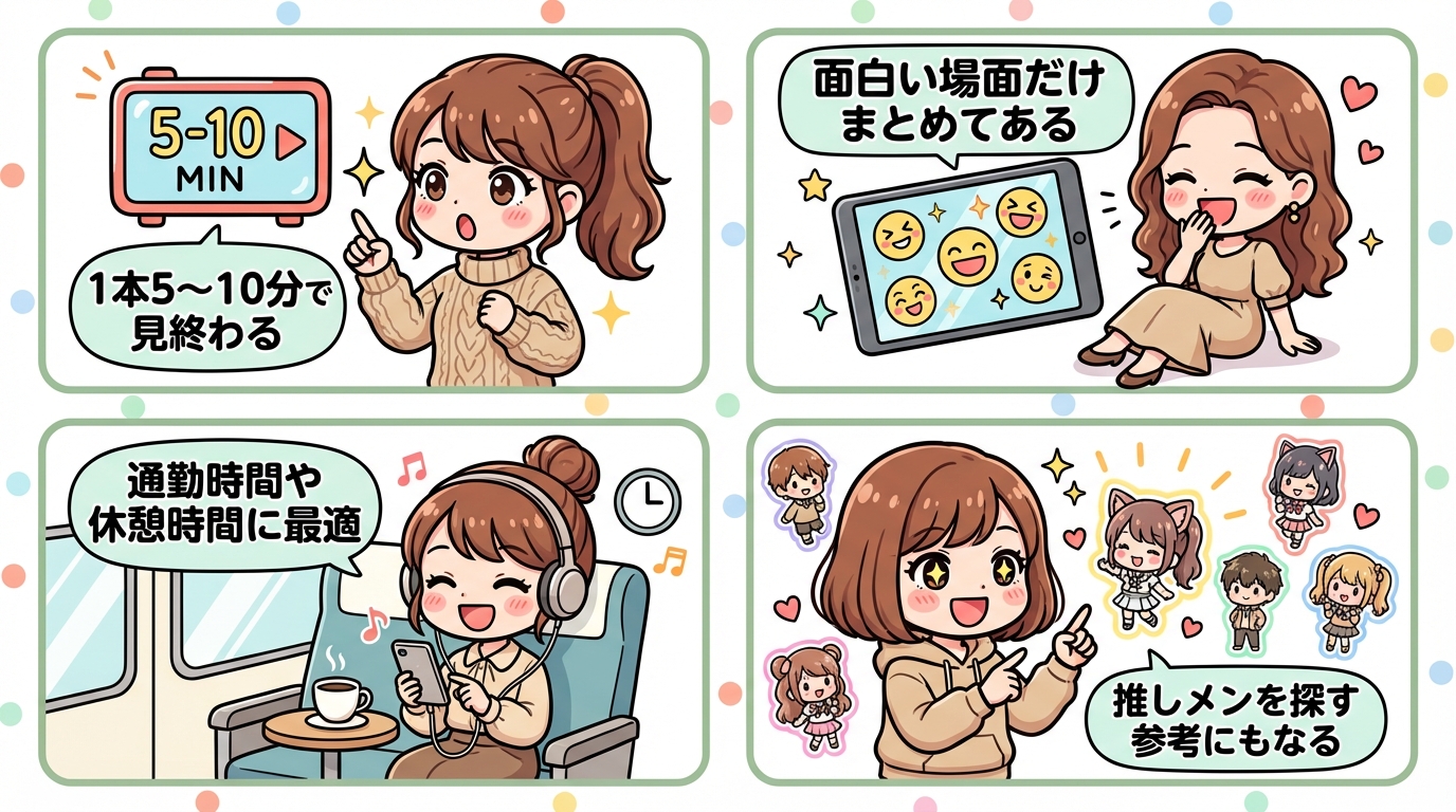 スタイル2：切り抜き動画で短時間に要点をチェック