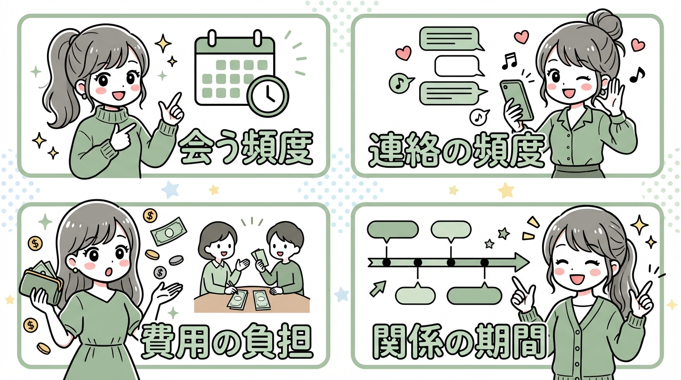 お互いに満足できる関係性を築くためのルール作り