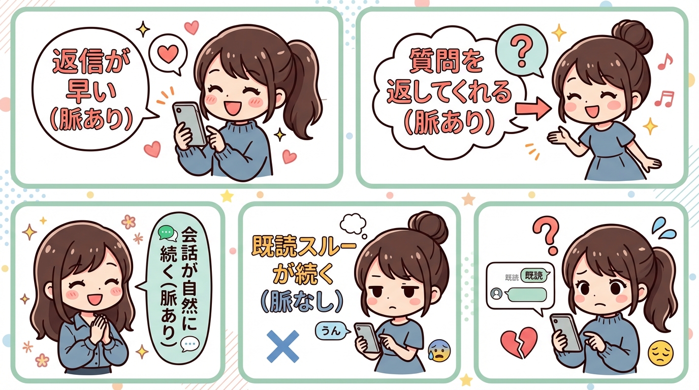 脈あり・脈なしを見極めるサイン