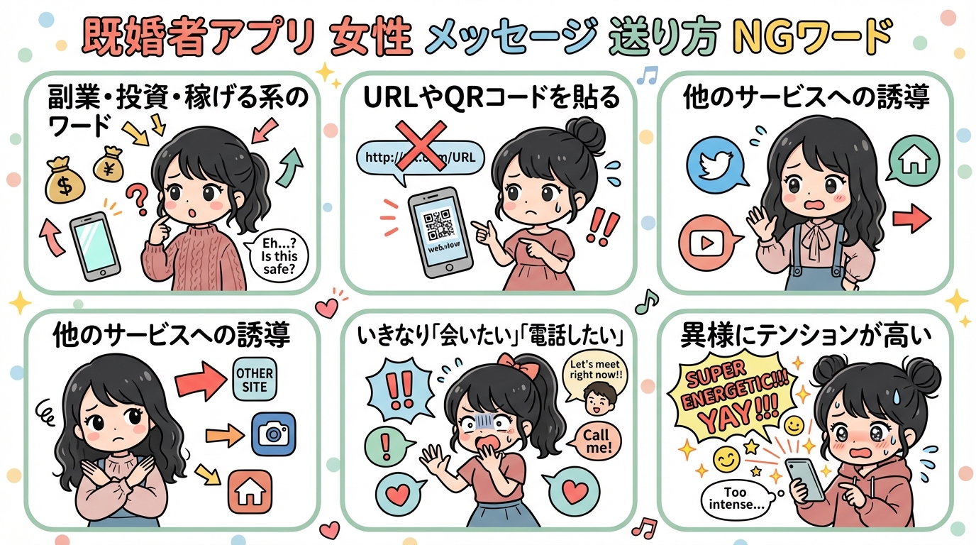 業者や勧誘と疑われるNGワード