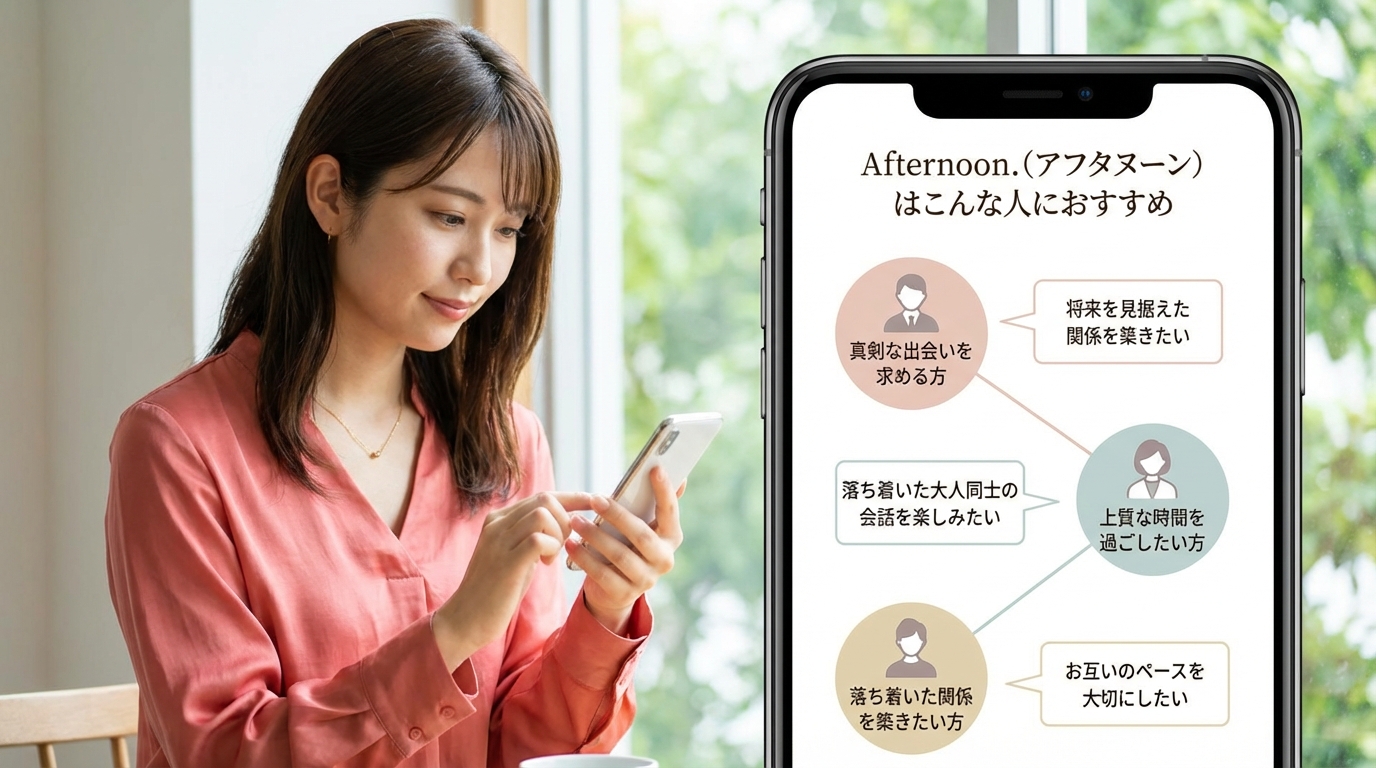 Afternoon.(アフタヌーン)はこんな人におすすめ