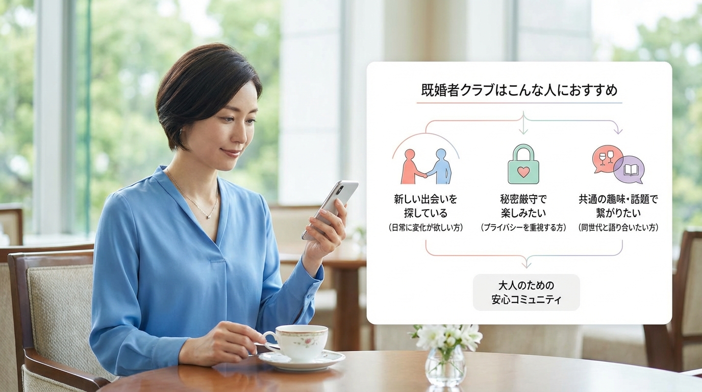 既婚者クラブはこんな人におすすめ